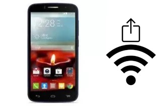 How to generate a QR code with the Wi-Fi password on a Alcatel OneTouch Fierce 2