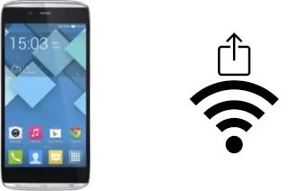 How to generate a Wi-Fi QR code on an Alcatel OneTouch Idol Alpha