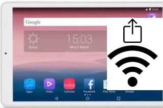 How to generate a QR code with the Wi-Fi password on a Alcatel OneTouch Pixi 3 (10)