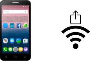 How to generate a QR code with the Wi-Fi password on a Alcatel OneTouch Pop 3 (5) 3G