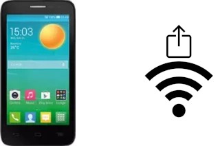 How to generate a QR code with the Wi-Fi password on a Alcatel OneTouch Pop D5