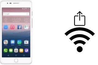 How to generate a QR code with the Wi-Fi password on a Alcatel OneTouch Pop Up