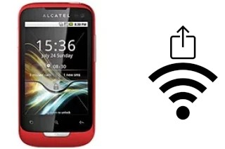 How to generate a QR code with the Wi-Fi password on a alcatel OT-985