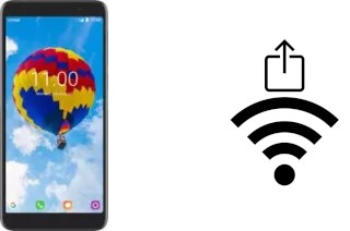 How to generate a QR code with the Wi-Fi password on a Alcatel Onyx