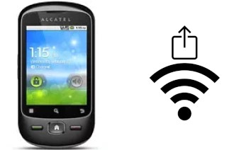 How to generate a Wi-Fi QR code on an alcatel OT-906