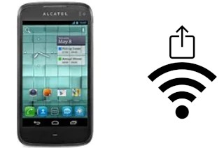 How to generate a QR code with the Wi-Fi password on a alcatel OT-997D