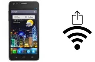 How to generate a QR code with the Wi-Fi password on a alcatel One Touch Idol Ultra