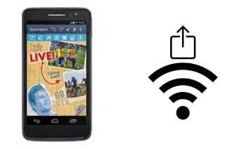 How to generate a QR code with the Wi-Fi password on a alcatel One Touch Scribe HD