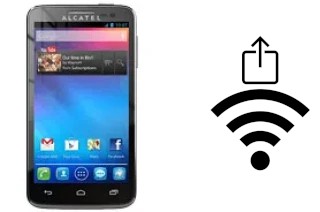 How to generate a QR code with the Wi-Fi password on a alcatel One Touch X'Pop