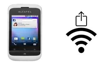 How to generate a QR code with the Wi-Fi password on a alcatel OT-903