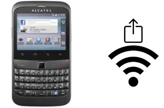 How to generate a QR code with the Wi-Fi password on a alcatel OT-916