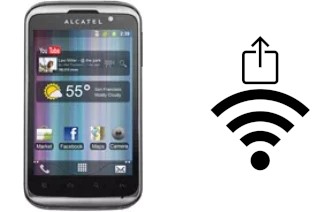 How to generate a QR code with the Wi-Fi password on a alcatel OT-991