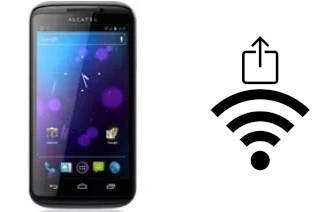 How to generate a QR code with the Wi-Fi password on a alcatel OT-993