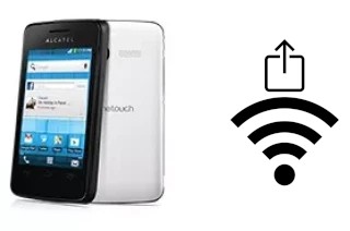 How to generate a QR code with the Wi-Fi password on a alcatel One Touch Pixi