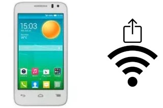 How to generate a QR code with the Wi-Fi password on a alcatel Pop D3