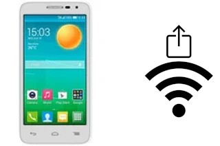 How to generate a QR code with the Wi-Fi password on a alcatel Pop D5