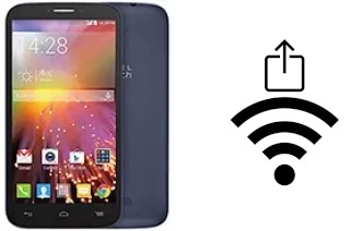 How to generate a Wi-Fi QR code on an alcatel Pop Icon