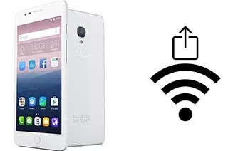 How to generate a QR code with the Wi-Fi password on a alcatel Pop Up