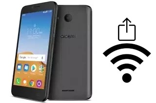 How to generate a QR code with the Wi-Fi password on a Alcatel Tetra