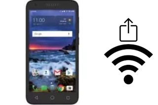 How to generate a QR code with the Wi-Fi password on a Alcatel Verso