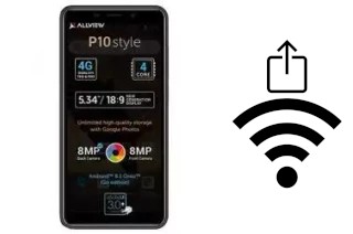 How to generate a Wi-Fi QR code on an Allview P10 Life