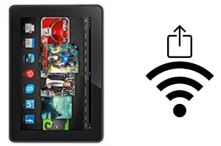 How to generate a QR code with the Wi-Fi password on a Amazon Kindle Fire HDX 8.9