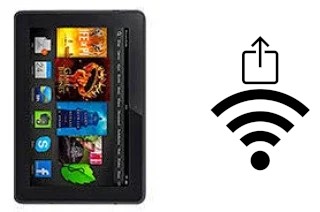 How to generate a QR code with the Wi-Fi password on a Amazon Kindle Fire HDX