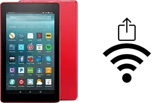 How to generate a QR code with the Wi-Fi password on a Amazon Fire 7 (2017)