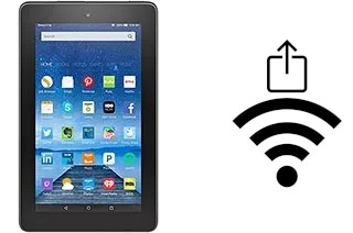 How to generate a QR code with the Wi-Fi password on a Amazon Fire 7