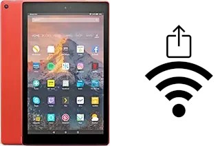 How to generate a QR code with the Wi-Fi password on a Amazon Fire HD 10 (2017)