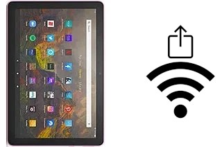 How to generate a QR code with the Wi-Fi password on a Amazon Fire HD 10 (2021)