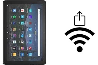 How to generate a QR code with the Wi-Fi password on a Amazon Fire HD 10 Plus (2021)