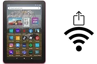 How to generate a QR code with the Wi-Fi password on a Amazon Fire HD 8 (2022)