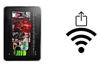 How to generate a QR code with the Wi-Fi password on a Amazon Kindle Fire HD 8.9 LTE