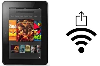 How to generate a QR code with the Wi-Fi password on a Amazon Kindle Fire HD