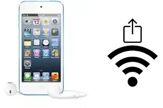 How to share the Wi-Fi password from an Apple iPod touch 5th generation without typing it