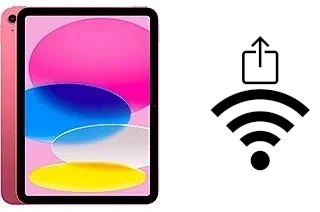 How to share the Wi-Fi password from an Apple iPad (2022) without typing