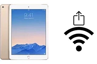 How to share the Wi-Fi password from an Apple iPad Air 2 without typing it