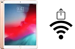 How to share the Wi-Fi password from an Apple iPad Air (2019) without typing