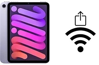 How to share the Wi-Fi password from an Apple iPad mini (2021) without typing