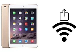 How to share the Wi-Fi password from an Apple iPad mini 3 without typing