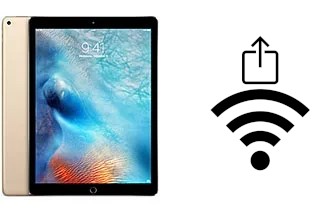 How to share the Wi-Fi password from an Apple iPad Pro 12.9 (2015) without typing