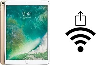 How to share the Wi-Fi password from an Apple iPad Pro 10.5 without typing it