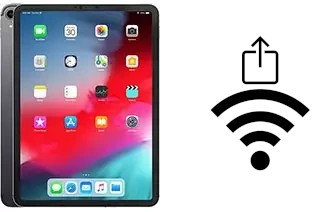 How to share the Wi-Fi password from an Apple iPad Pro 11 without typing