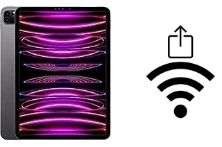 How to share the Wi-Fi password from an Apple iPad Pro 11 (2022) without typing