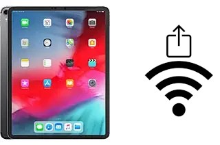 How to share the Wi-Fi password from an Apple iPad Pro 12.9 (2018) without typing