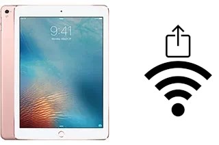 How to share the Wi-Fi password from an Apple iPad Pro 9.7 without typing it