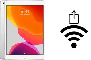 How to share the Wi-Fi password from an Apple iPad 10.2 without typing it