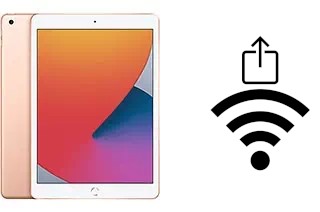 How to share the Wi-Fi password from an Apple iPad 10.2 (2020) without typing