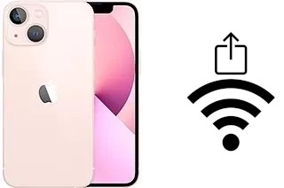 How to share the Wi-Fi password from an Apple iPhone 13 mini without typing it